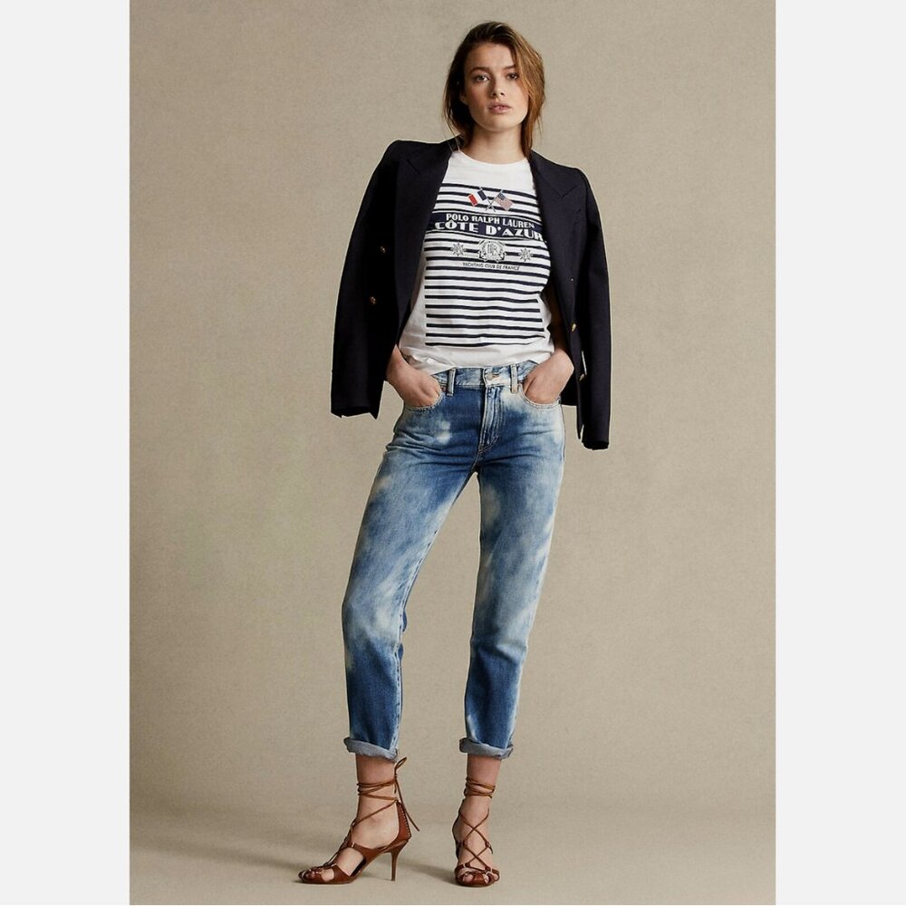 Polo by Ralph Lauren Light Blue Washed Boyfriend Jeans
